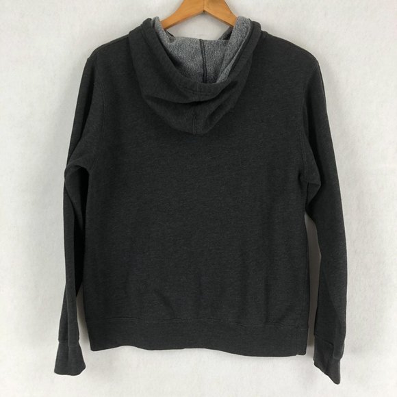 In N Out Burger Size Small Dark Grey Long Sleeve Logo Front Pullover Hoodie - Picture 2 of 9